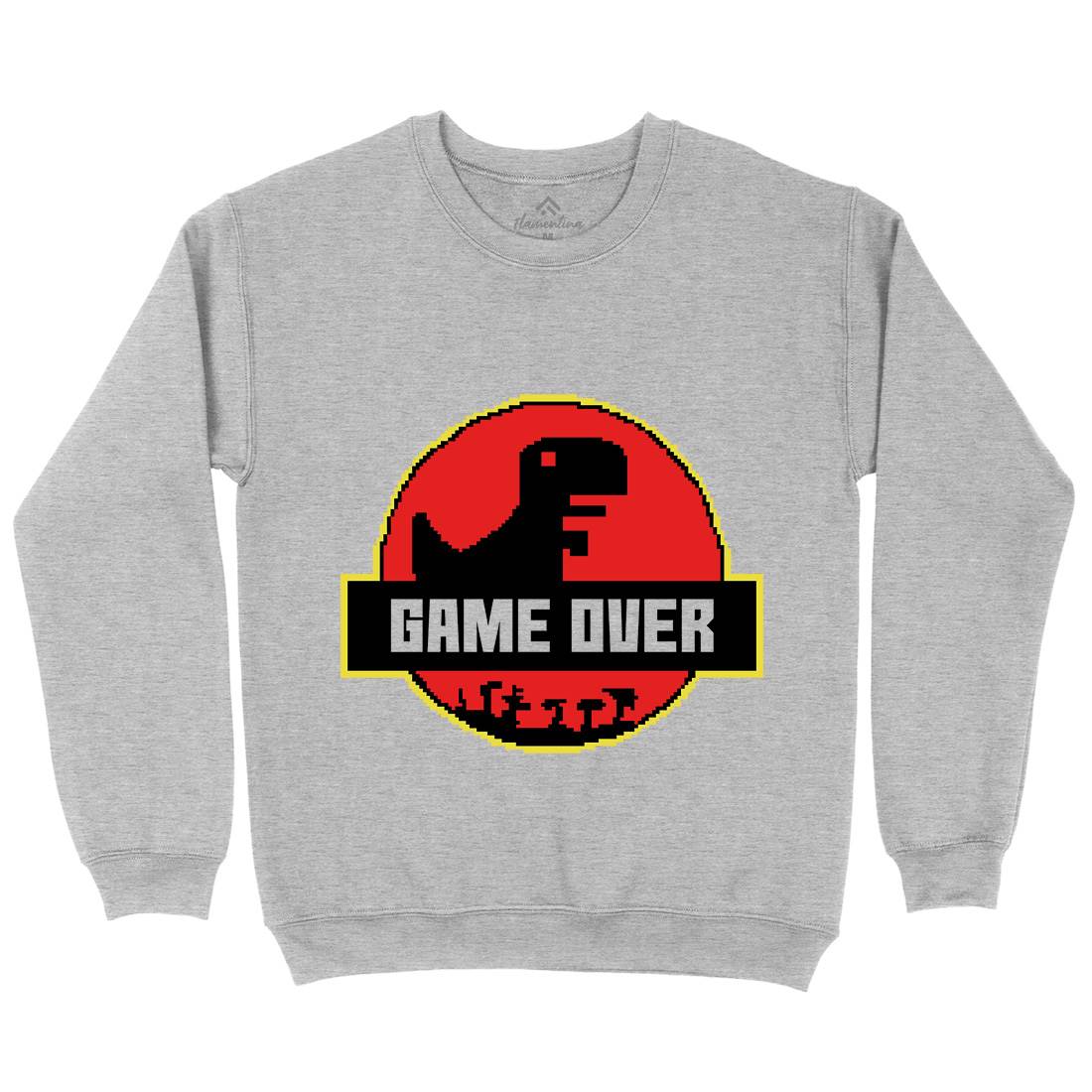 Game Over Park Mens Crew Neck Sweatshirt Geek B903