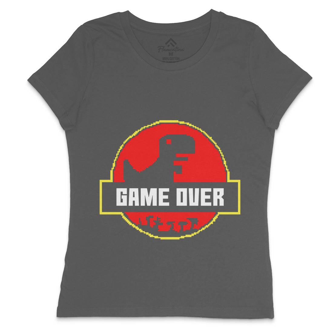 Game Over Park Womens Crew Neck T-Shirt Geek B903