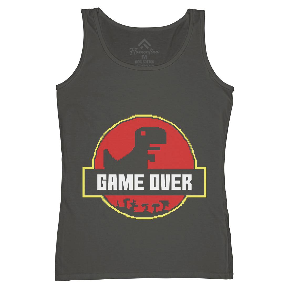 Game Over Park Womens Organic Tank Top Vest Geek B903