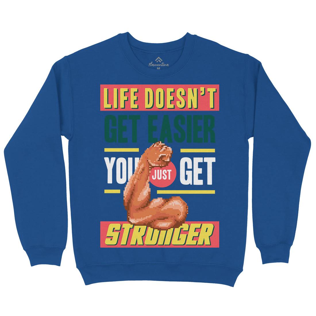 Get Stronger Kids Crew Neck Sweatshirt Gym B904