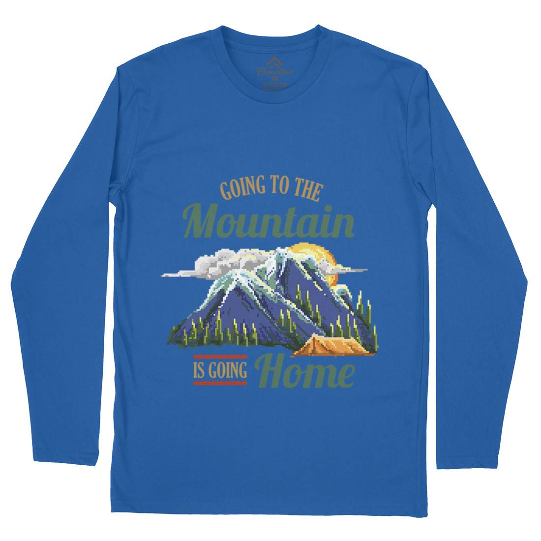 Going To The Mountain Mens Long Sleeve T-Shirt Nature B905
