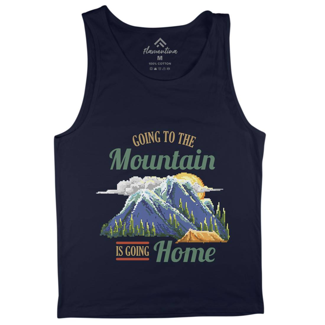 Going To The Mountain Mens Tank Top Vest Nature B905