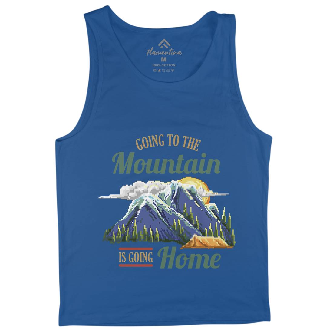 Going To The Mountain Mens Tank Top Vest Nature B905