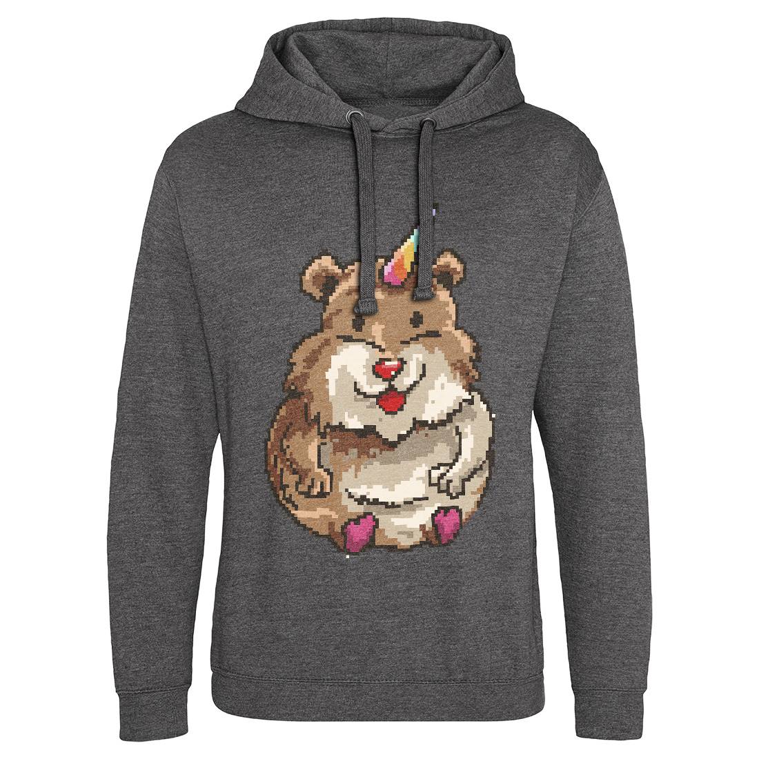 Hamster Unicorn Mens Hoodie Without Pocket Animals B908