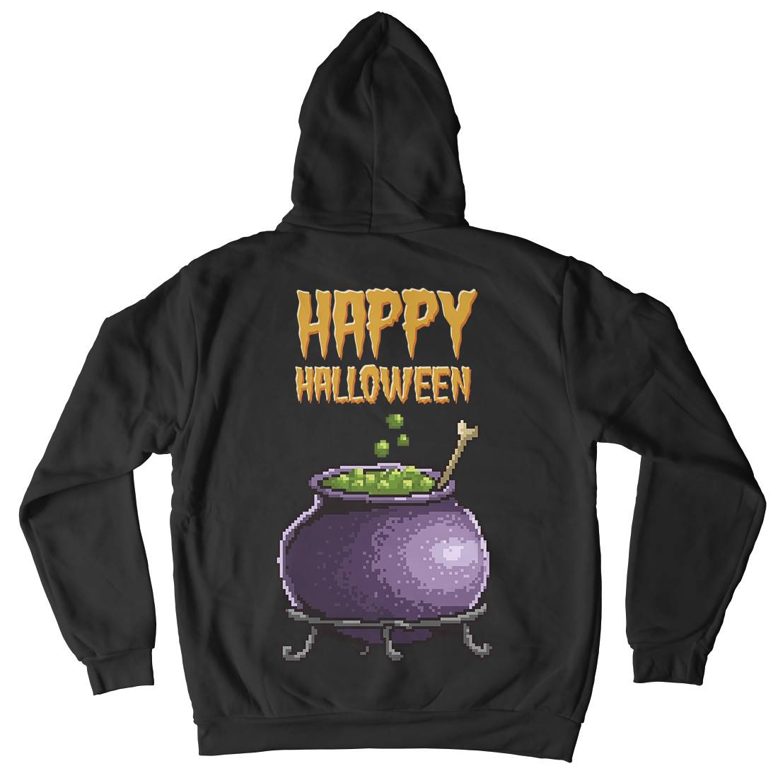 Happy Halloween Mens Hoodie With Pocket Horror B909