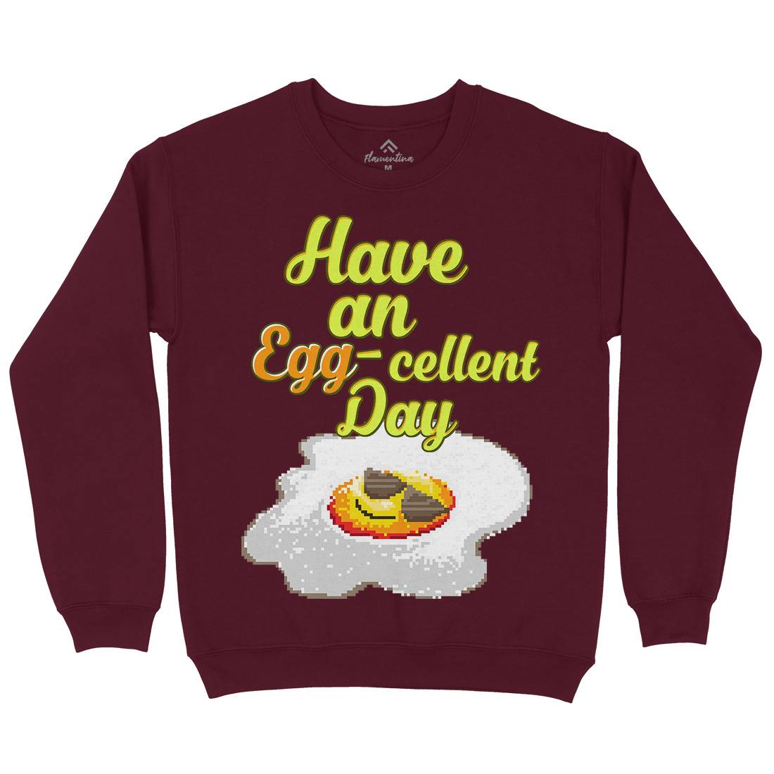 Have An Eggcellent Day Kids Crew Neck Sweatshirt Food B911