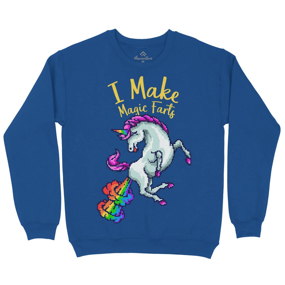 I Make Magic Farts Kids Crew Neck Sweatshirt Retro B915