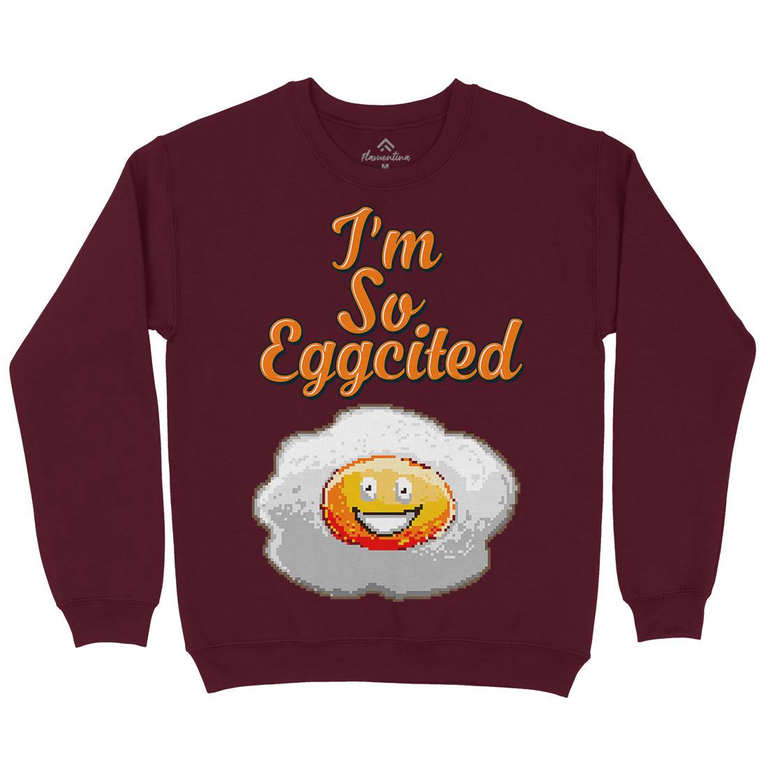 I&#39;M So Eggcited Mens Crew Neck Sweatshirt Food B917