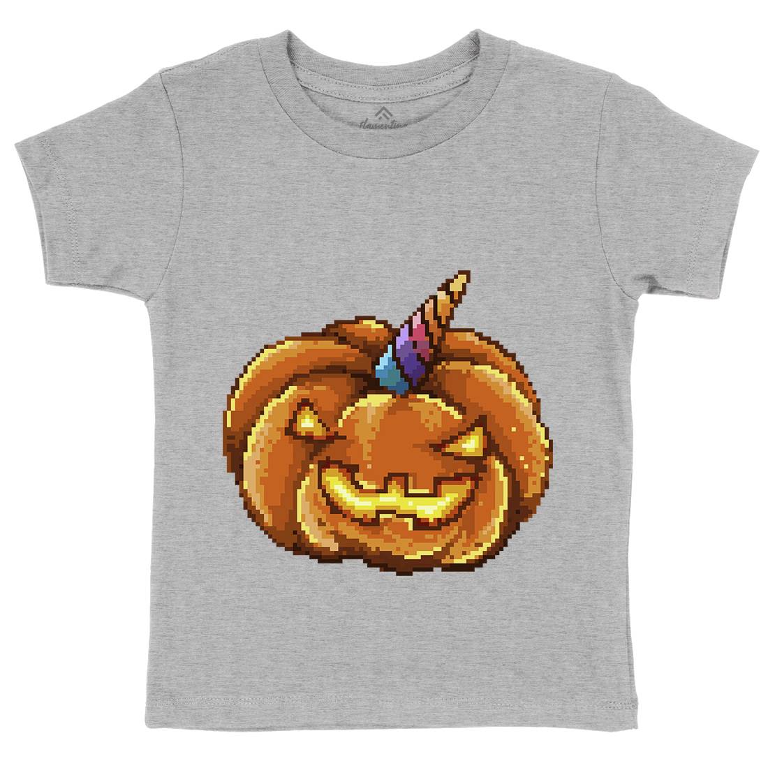 Jack O Unicorn Kids Organic Crew Neck T-Shirt Horror B919