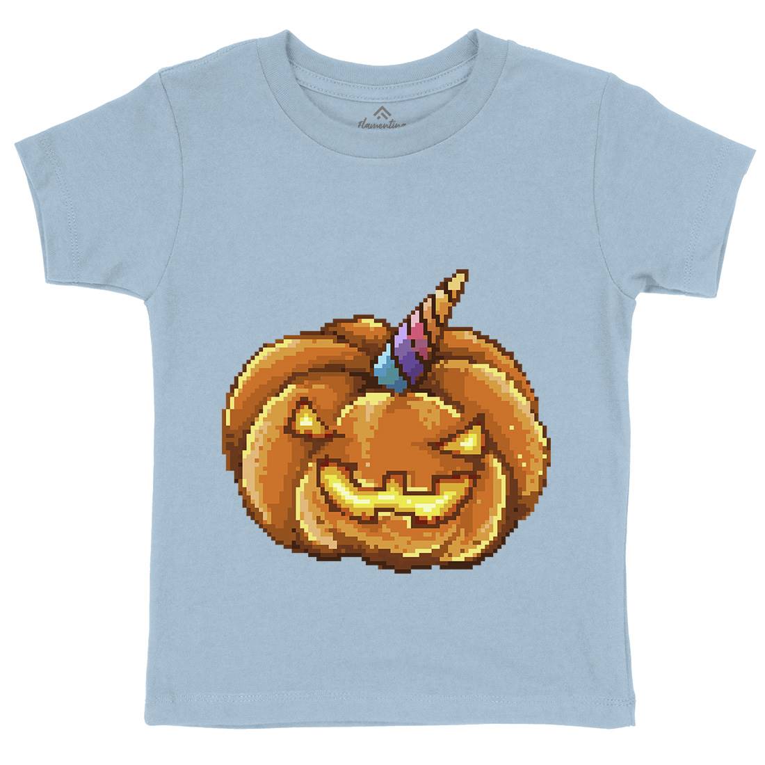 Jack O Unicorn Kids Organic Crew Neck T-Shirt Horror B919
