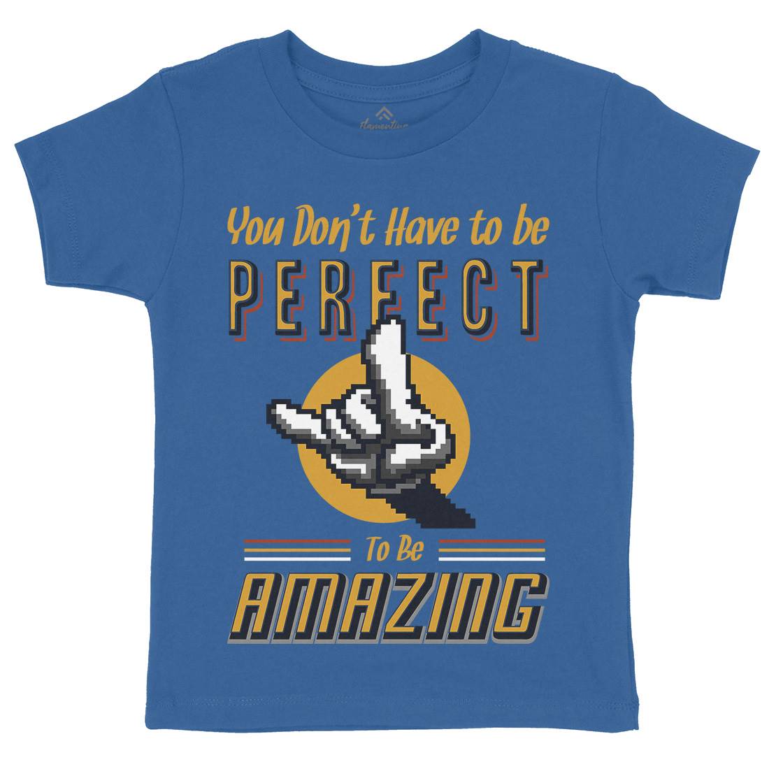 Keep Amazing Kids Crew Neck T-Shirt Retro B920