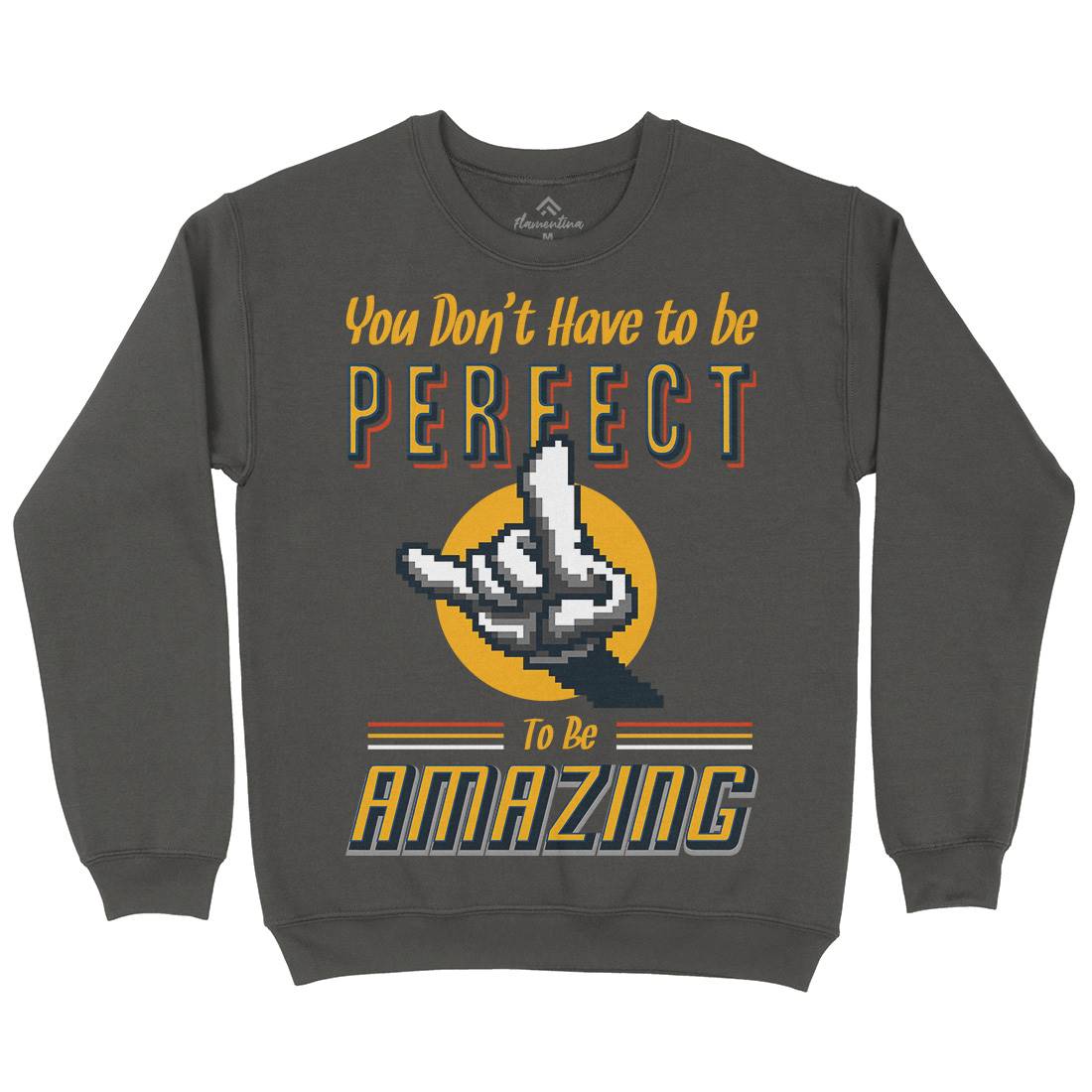 Keep Amazing Mens Crew Neck Sweatshirt Retro B920