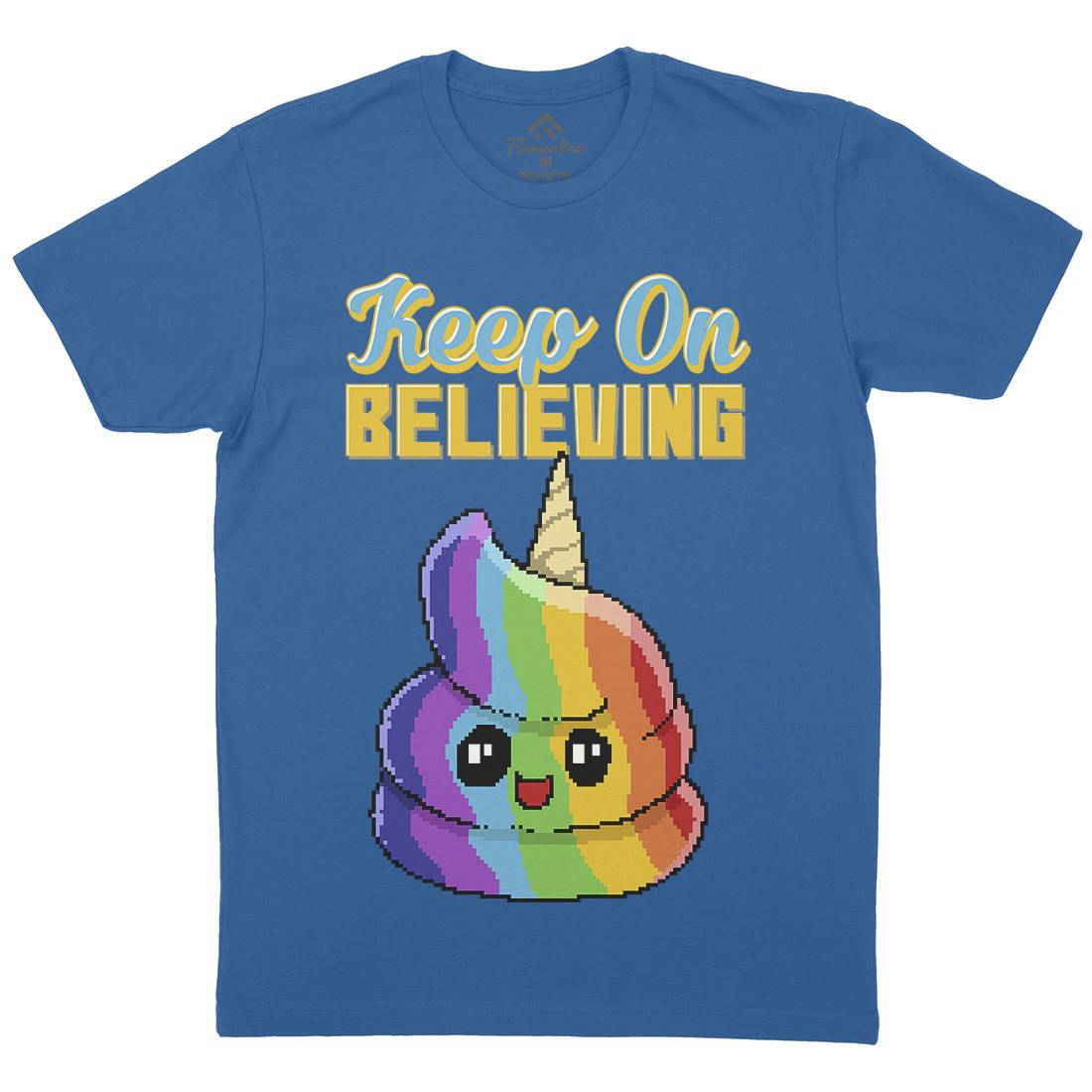 Keep On Believing Mens Crew Neck T-Shirt Retro B921