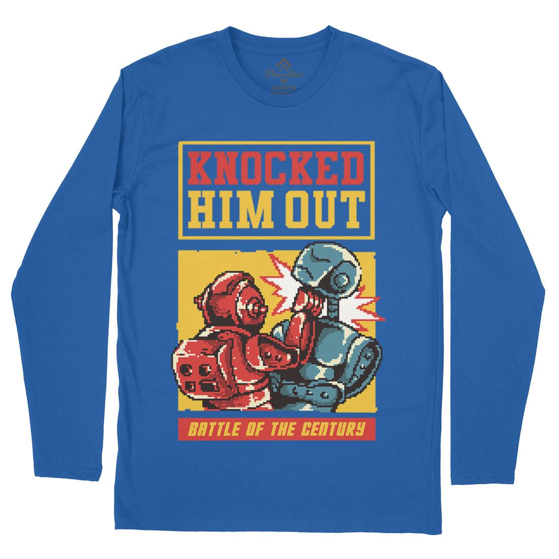 Knocked Him Out Mens Long Sleeve T-Shirt Space B923