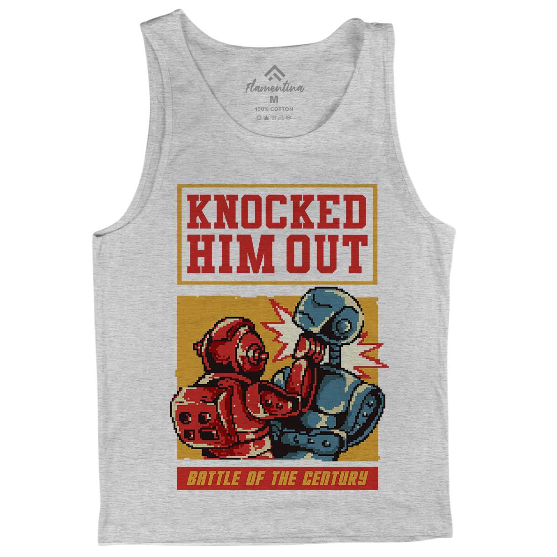 Knocked Him Out Mens Tank Top Vest Space B923