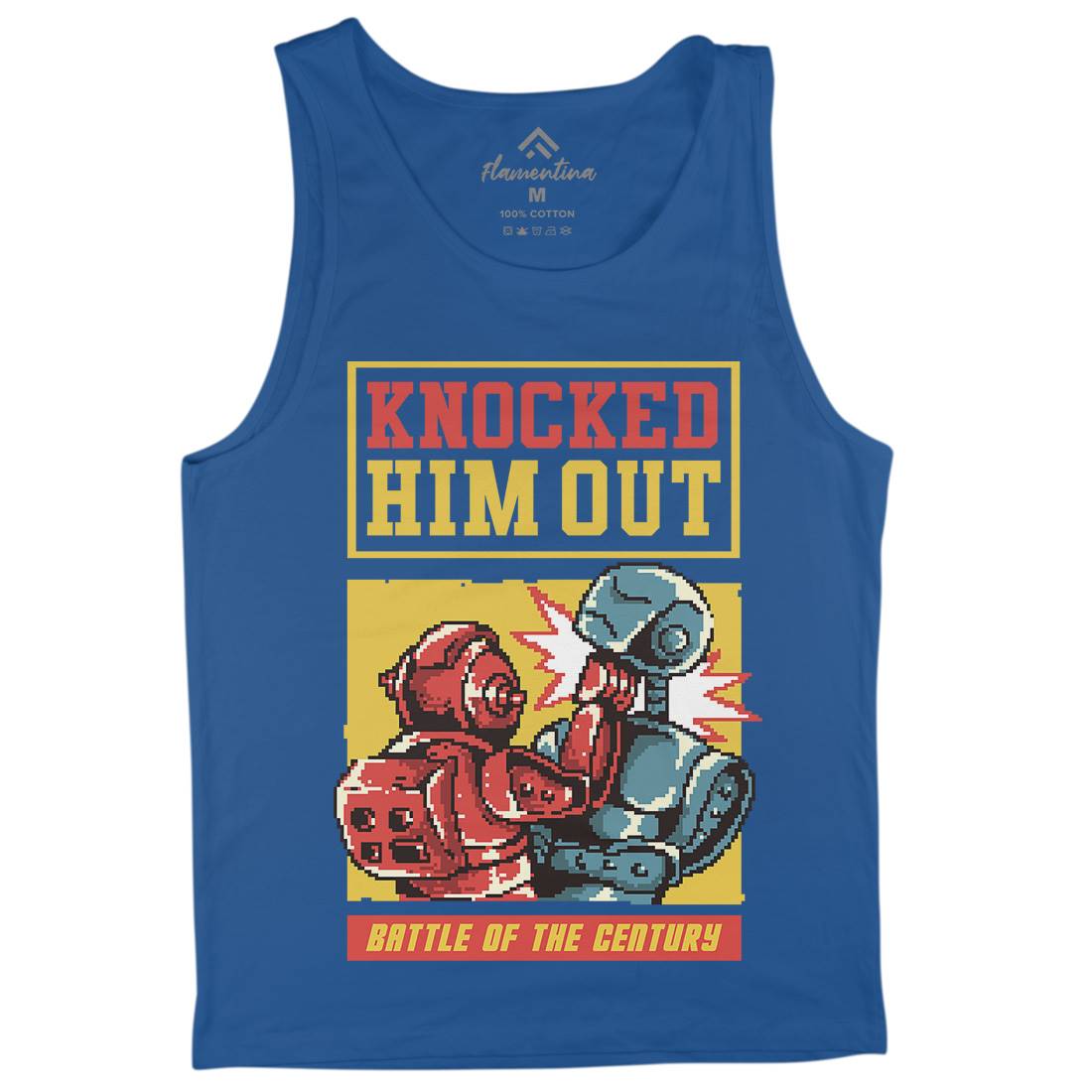 Knocked Him Out Mens Tank Top Vest Space B923