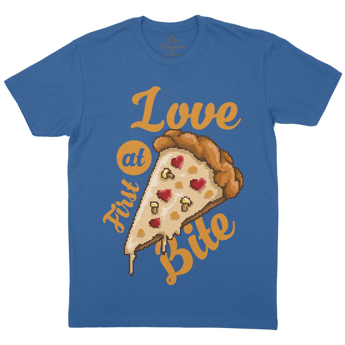 Love At First Bite Mens Crew Neck T-Shirt Food B925