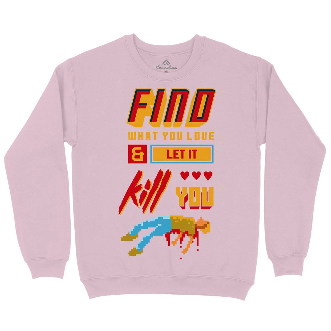 Love Kill Kids Crew Neck Sweatshirt Retro B926