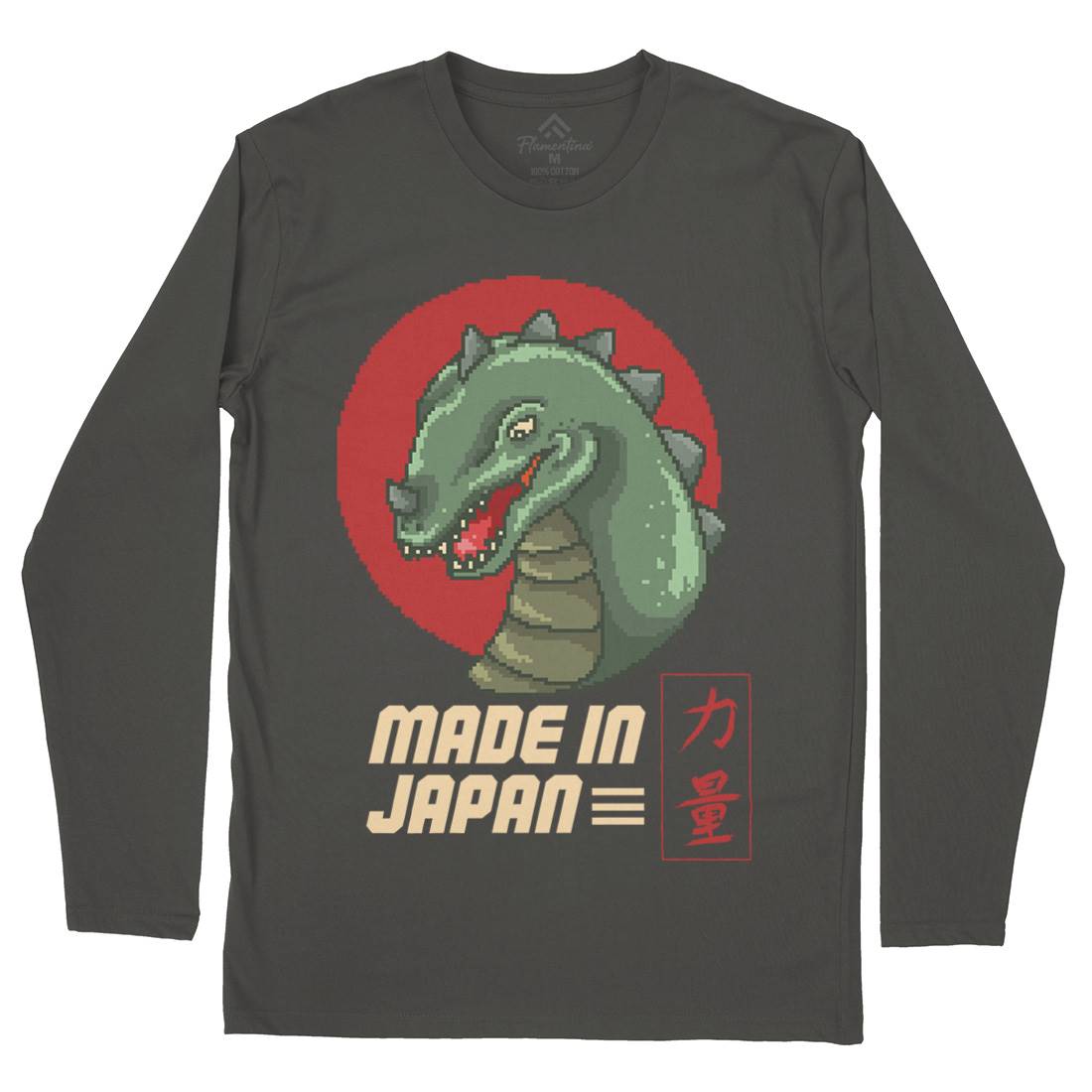 Made In Japan Mens Long Sleeve T-Shirt Horror B928