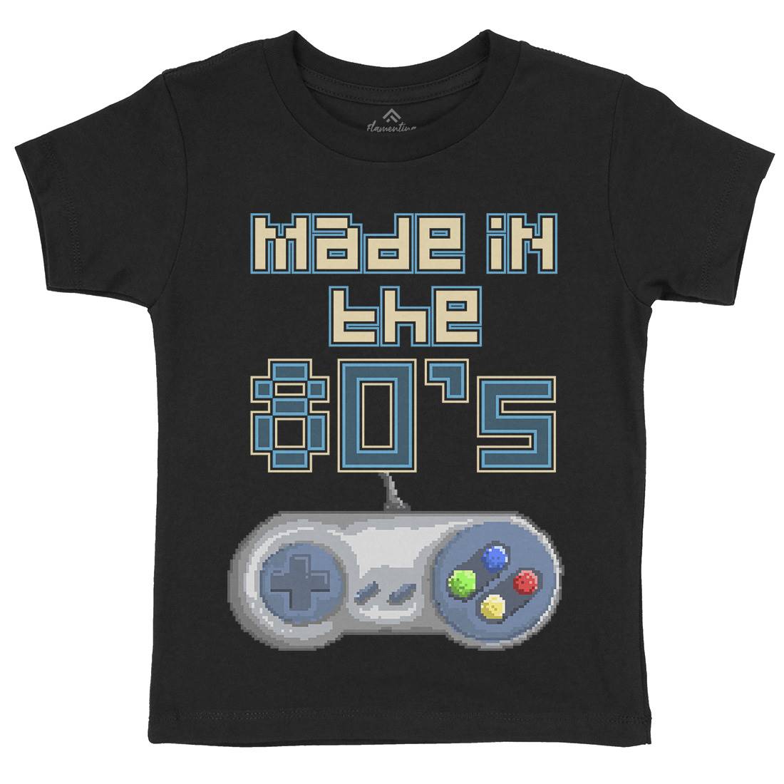 Made In Thes Kids Organic Crew Neck T-Shirt Geek B929