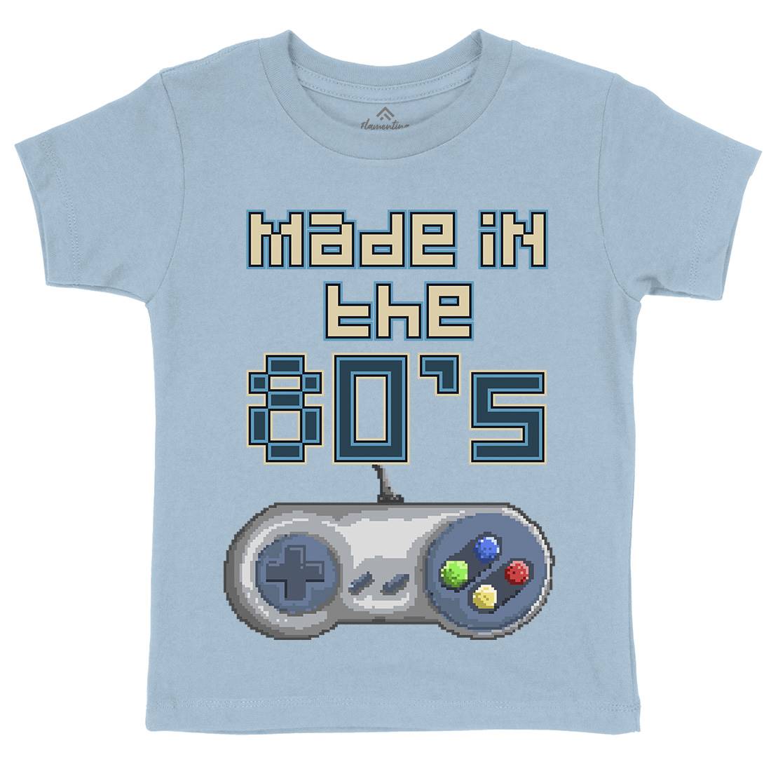 Made In Thes Kids Organic Crew Neck T-Shirt Geek B929