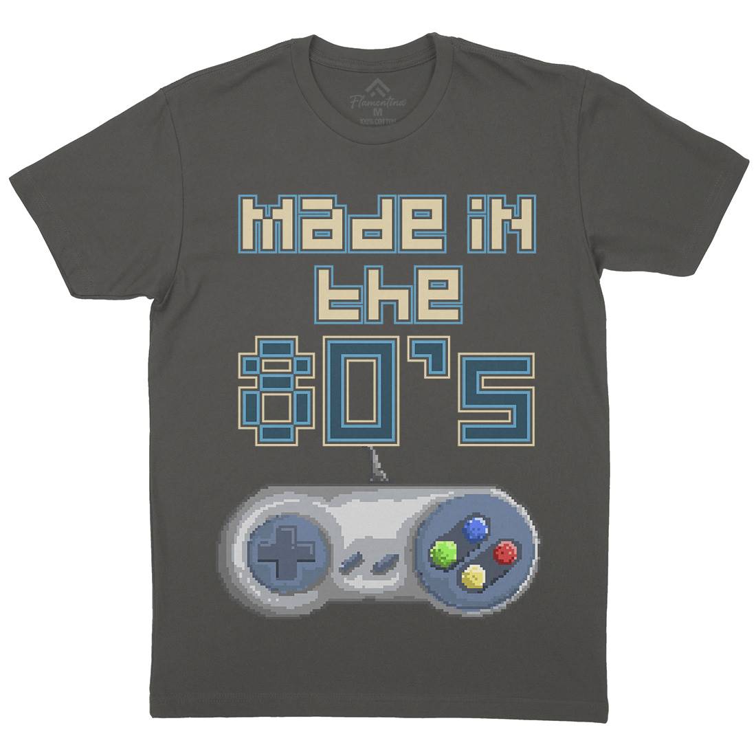 Made In Thes Mens Crew Neck T-Shirt Geek B929