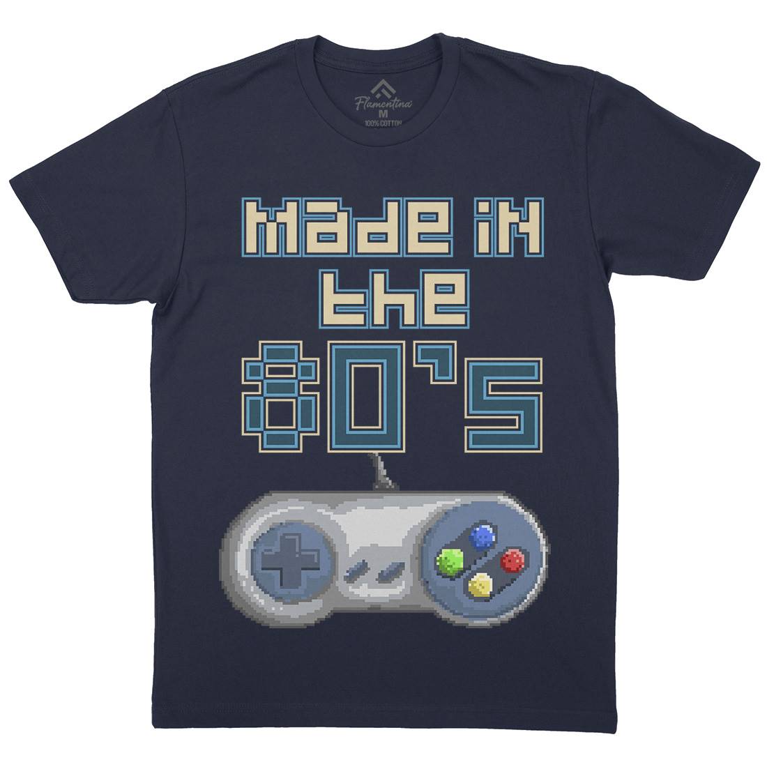 Made In Thes Mens Organic Crew Neck T-Shirt Geek B929