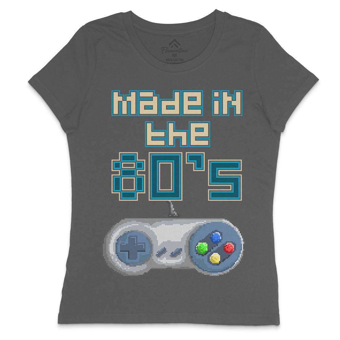 Made In Thes Womens Crew Neck T-Shirt Geek B929
