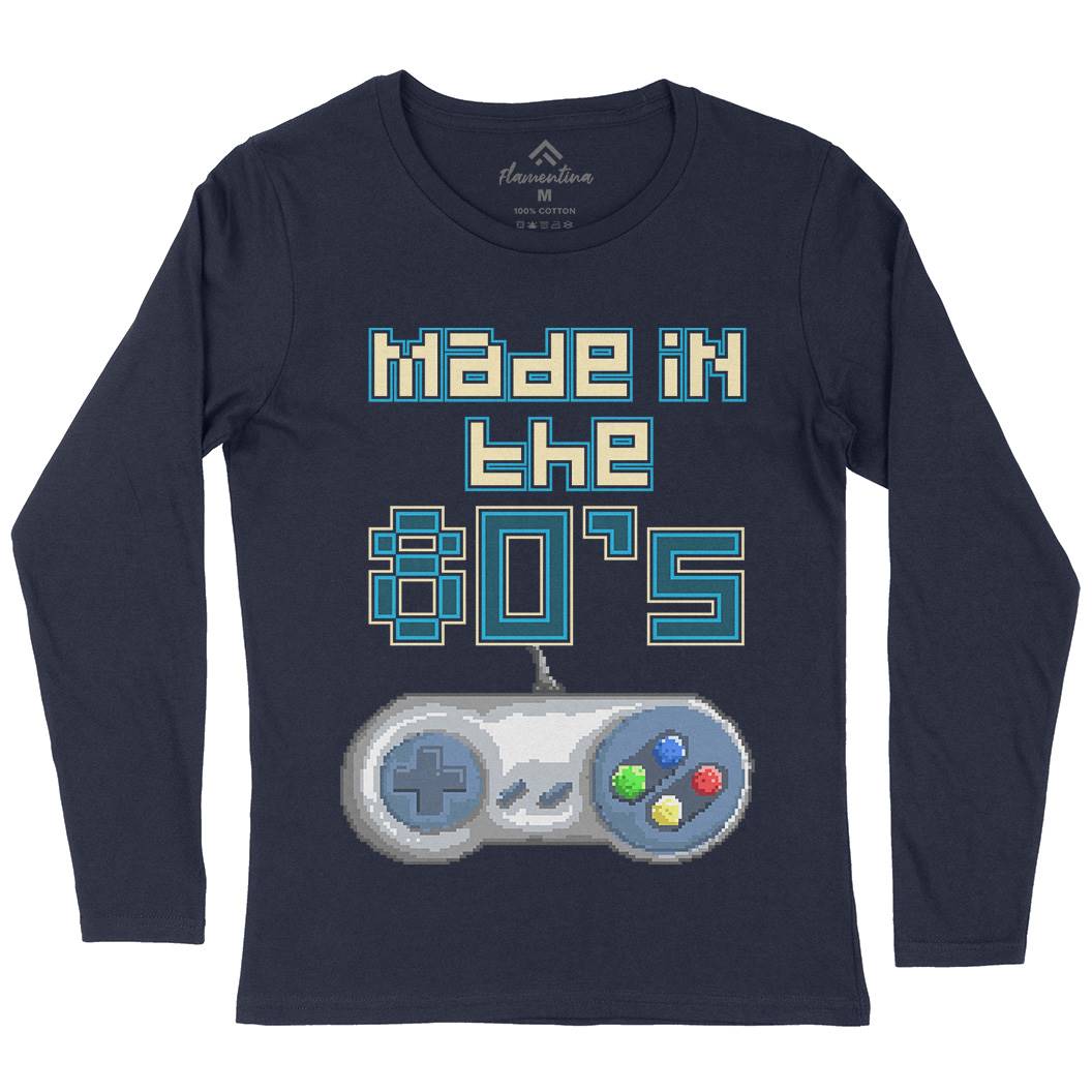 Made In Thes Womens Long Sleeve T-Shirt Geek B929
