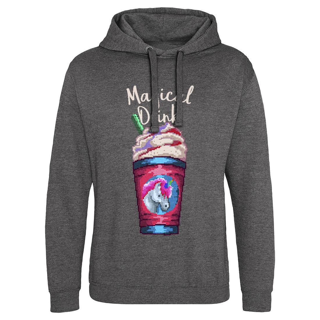 Magical Unicorn Drink Mens Hoodie Without Pocket Drinks B930