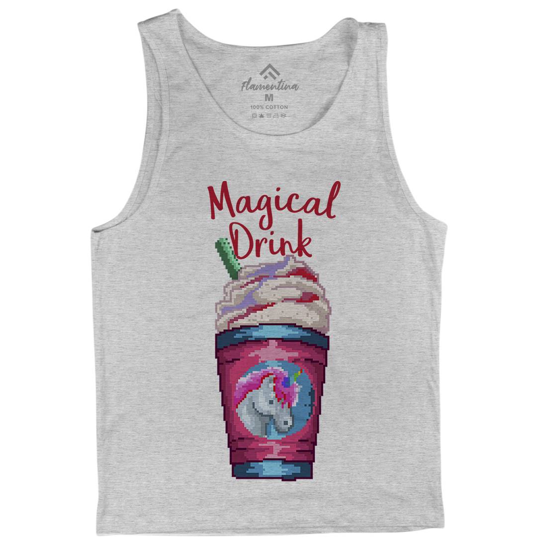 Magical Unicorn Drink Mens Tank Top Vest Drinks B930