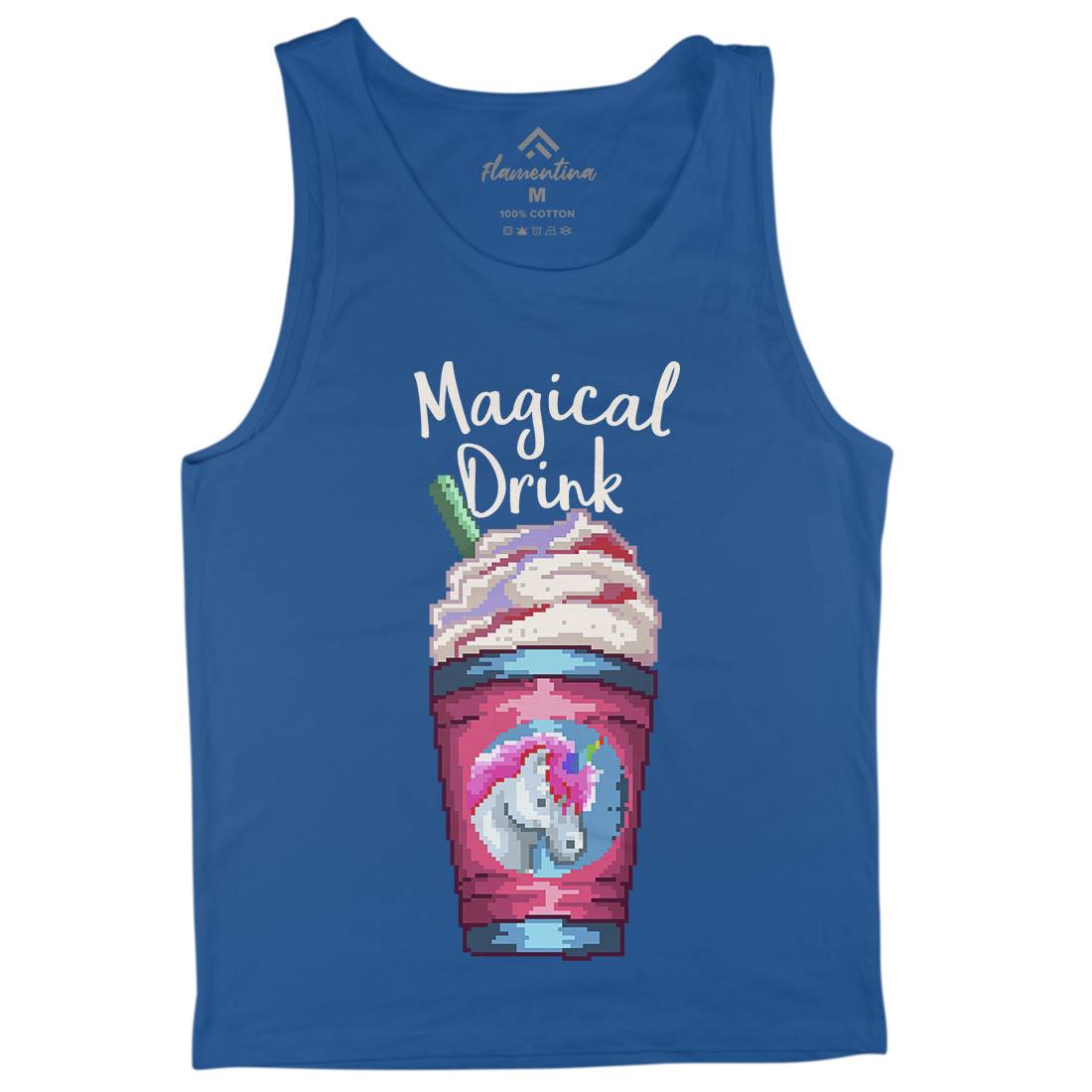 Magical Unicorn Drink Mens Tank Top Vest Drinks B930
