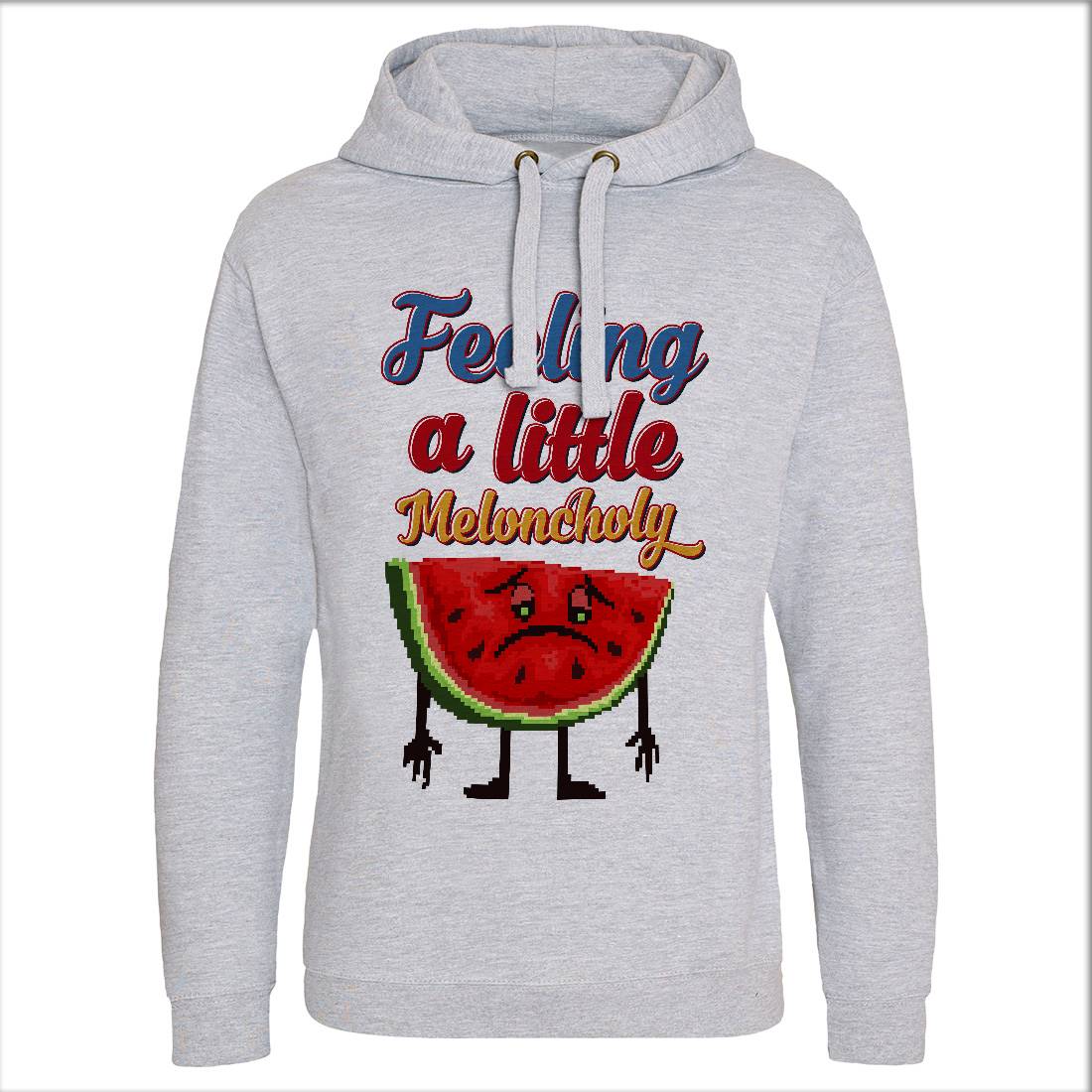 Meloncholy Food Puns Mens Hoodie Without Pocket Food B931
