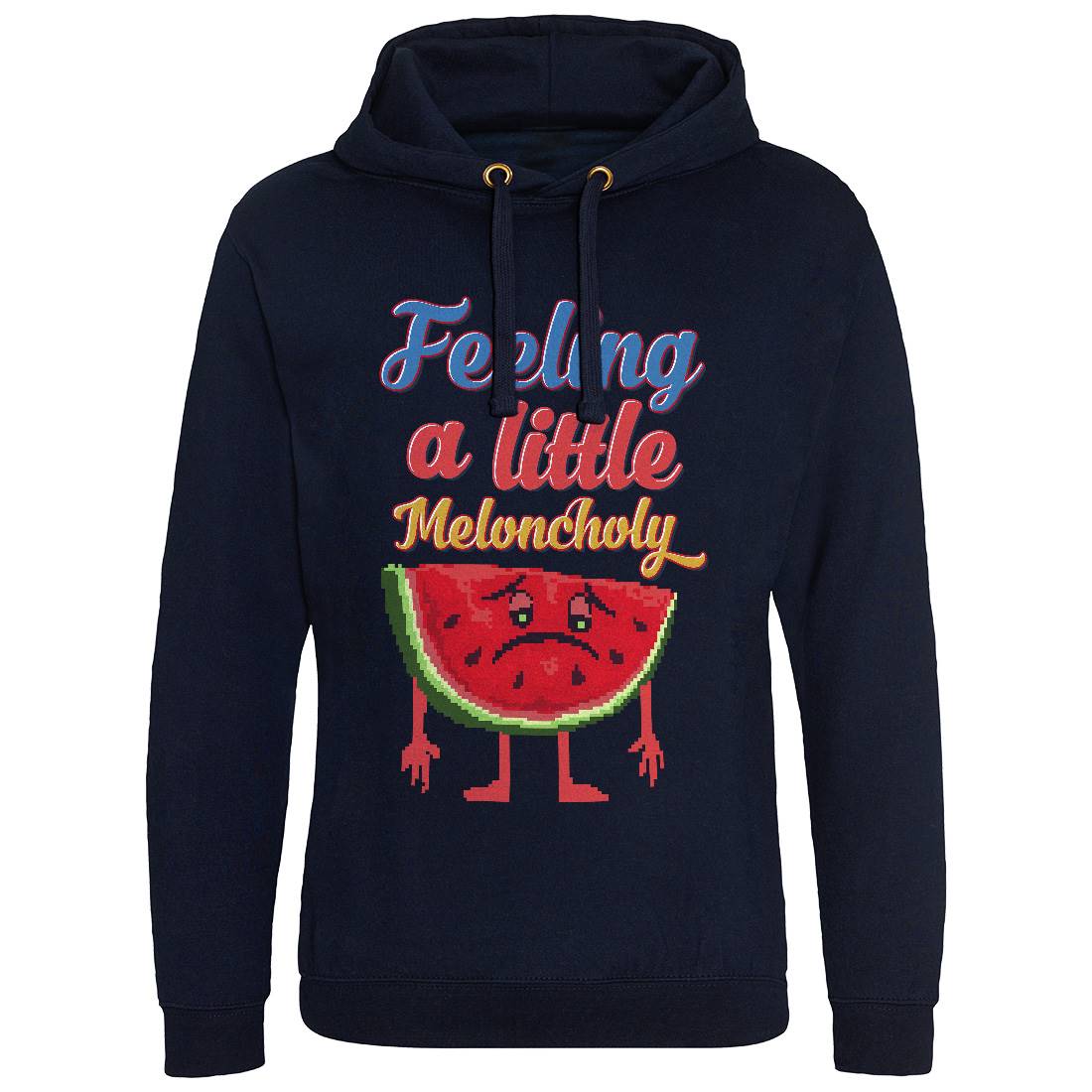 Meloncholy Food Puns Mens Hoodie Without Pocket Food B931