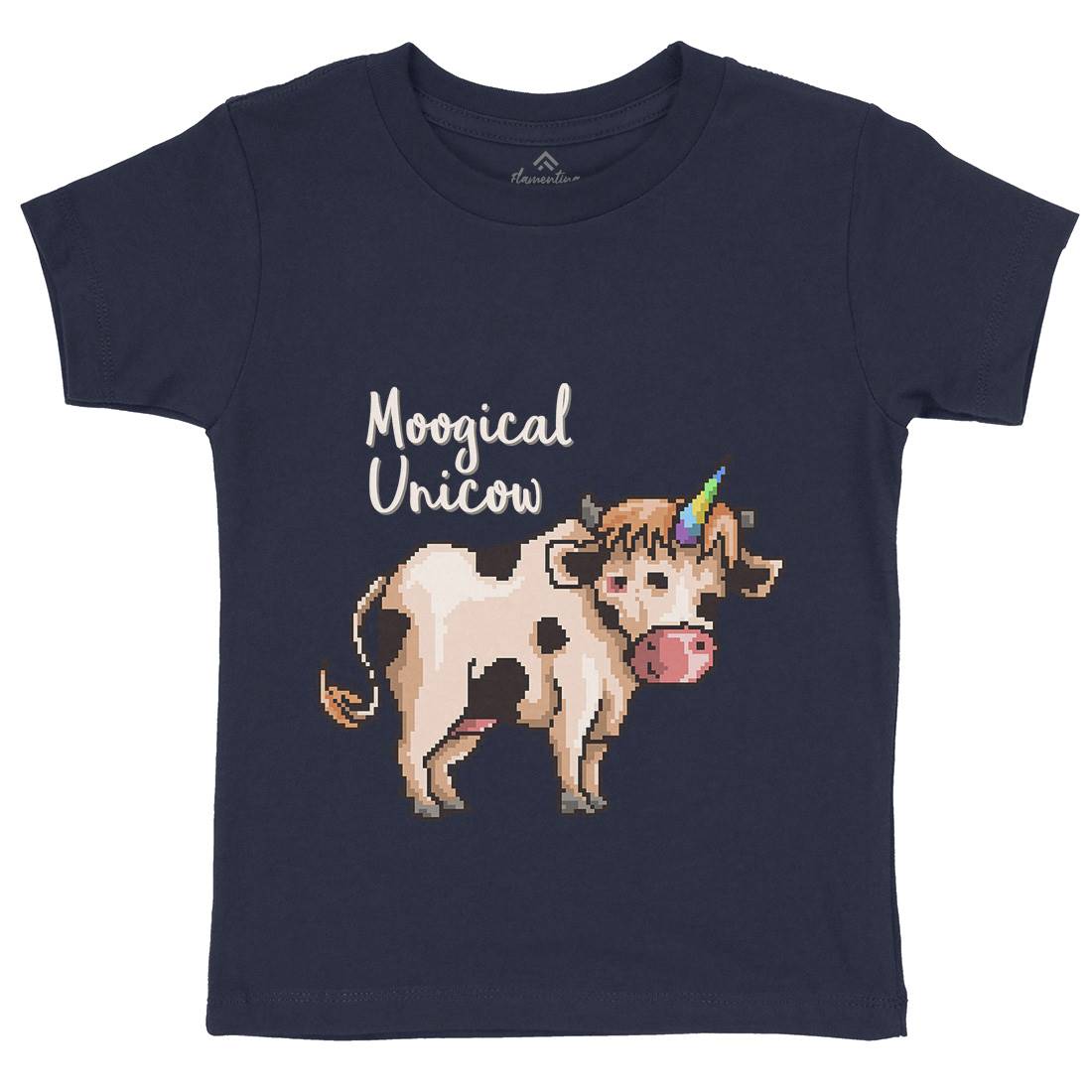Moogical Unicow Kids Crew Neck T-Shirt Animals B933