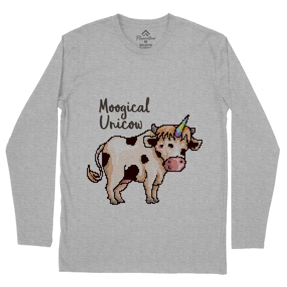 Moogical Unicow Mens Long Sleeve T-Shirt Animals B933