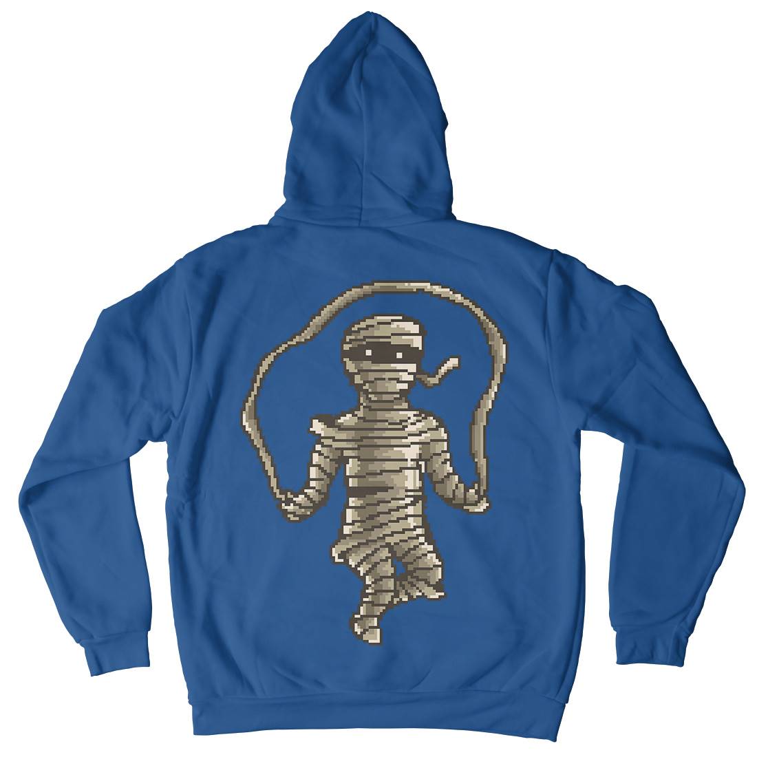 Mummy Workout Mens Hoodie With Pocket Retro B934