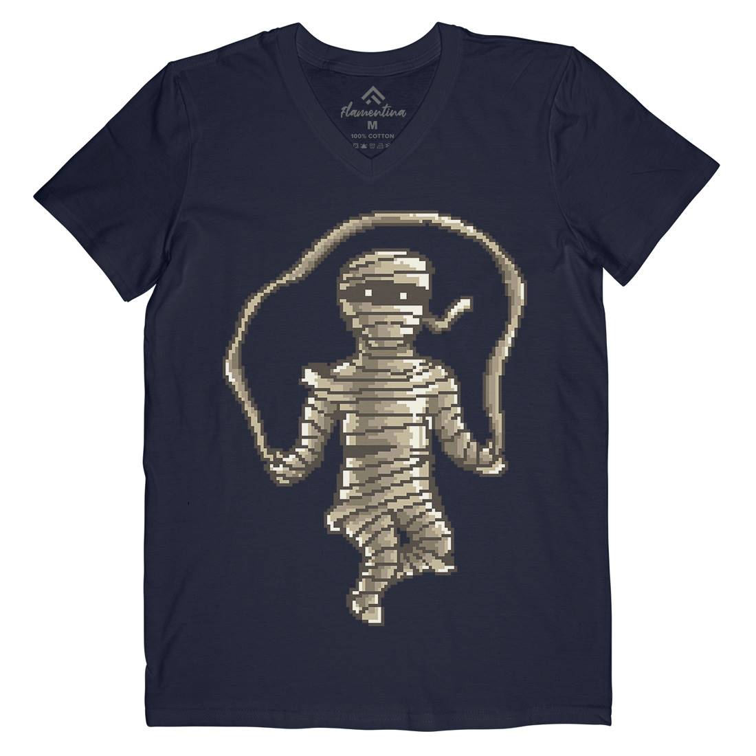 Mummy Workout Mens V-Neck T-Shirt Retro B934