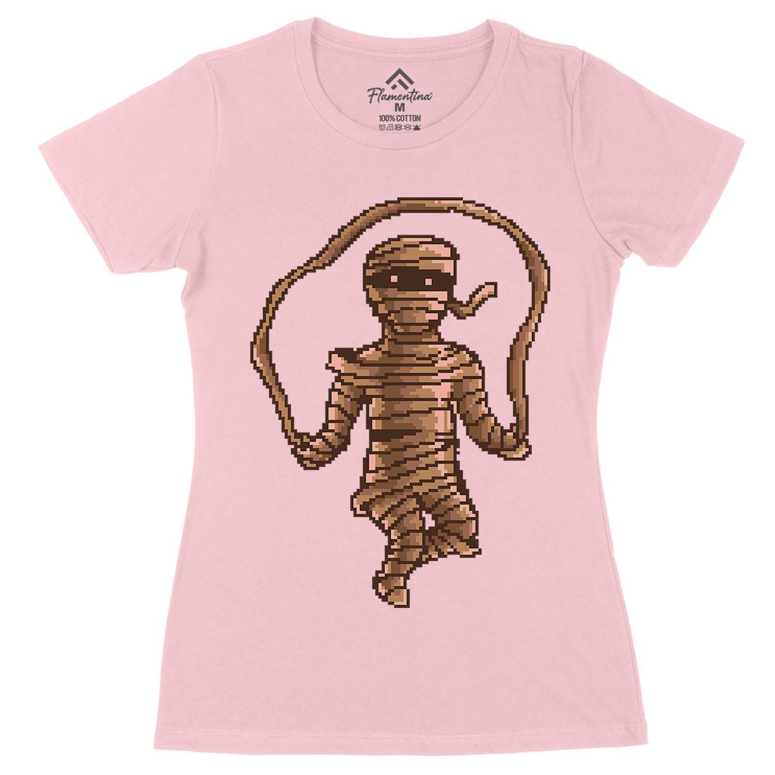 Mummy Workout Womens Organic Crew Neck T-Shirt Retro B934