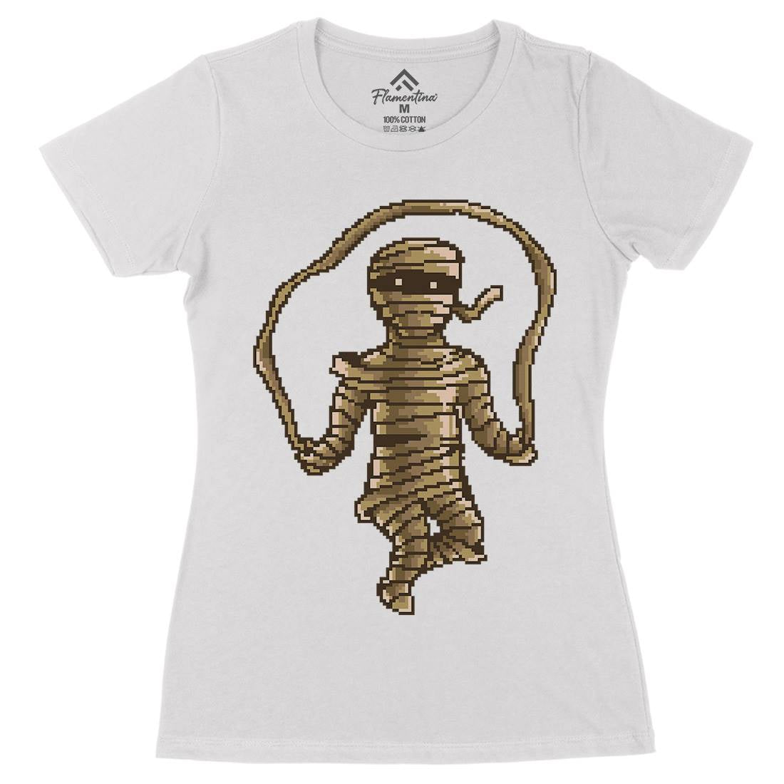 Mummy Workout Womens Organic Crew Neck T-Shirt Retro B934