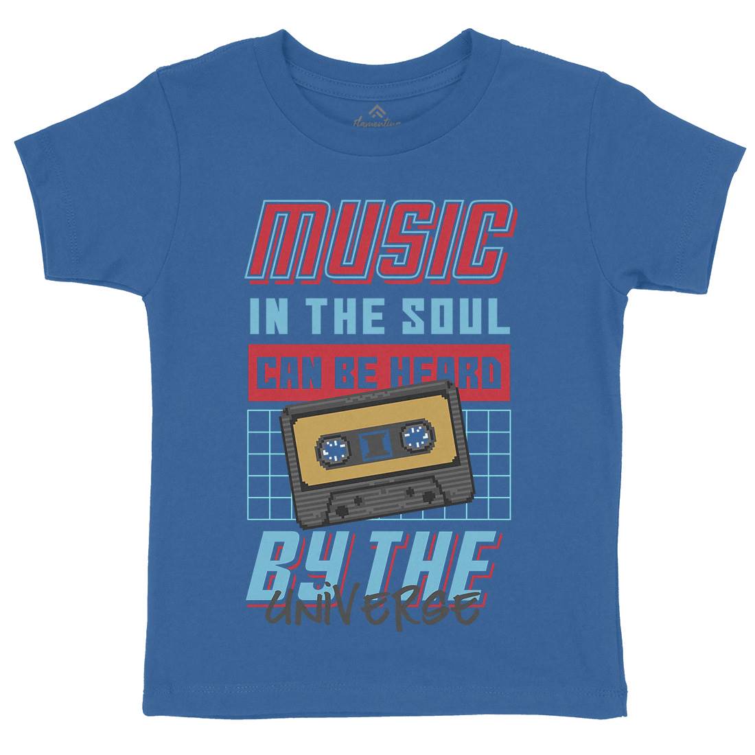 In The Soul Can Be Heard By The Universe Kids Crew Neck T-Shirt Music B935
