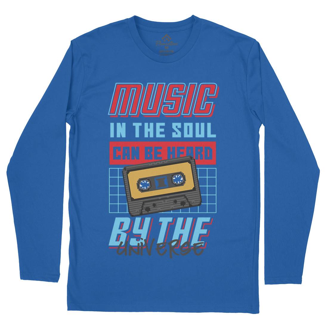 In The Soul Can Be Heard By The Universe Mens Long Sleeve T-Shirt Music B935