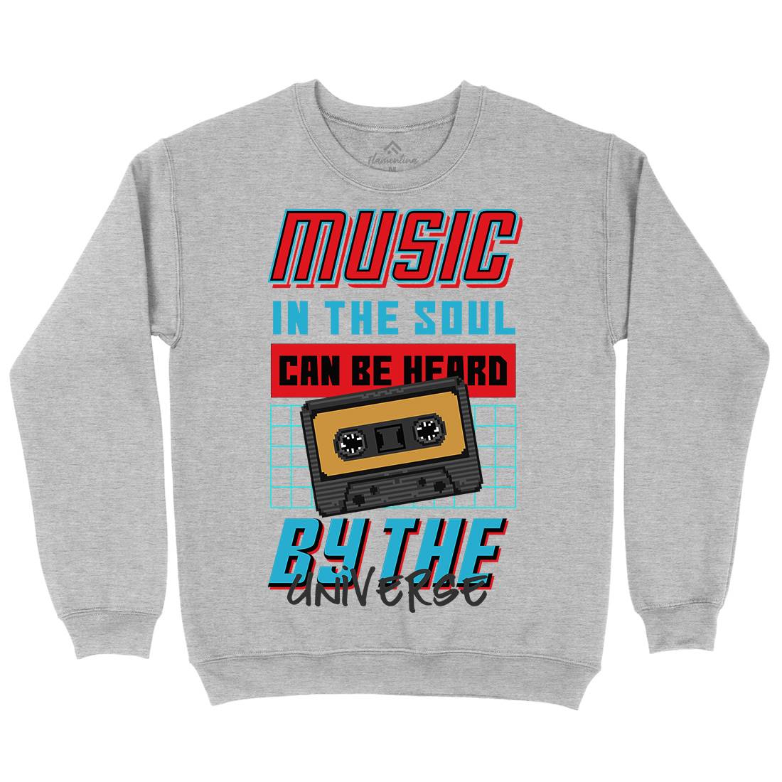 In The Soul Can Be Heard By The Universe Kids Crew Neck Sweatshirt Music B935