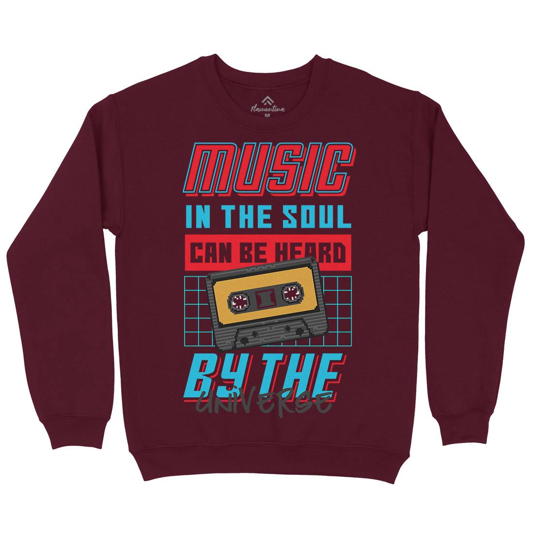 In The Soul Can Be Heard By The Universe Kids Crew Neck Sweatshirt Music B935
