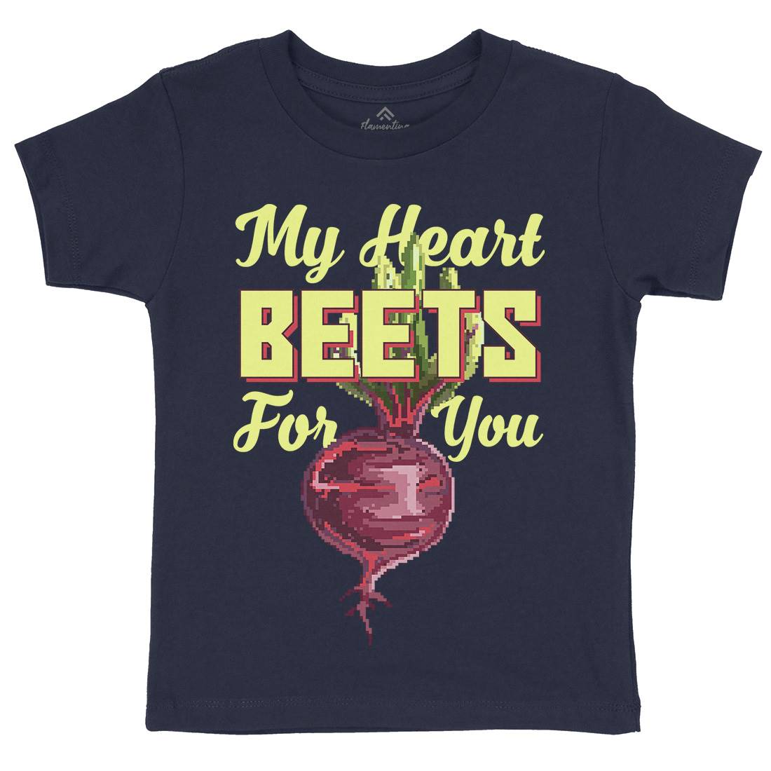 My Heart Beets For You Kids Crew Neck T-Shirt Food B937