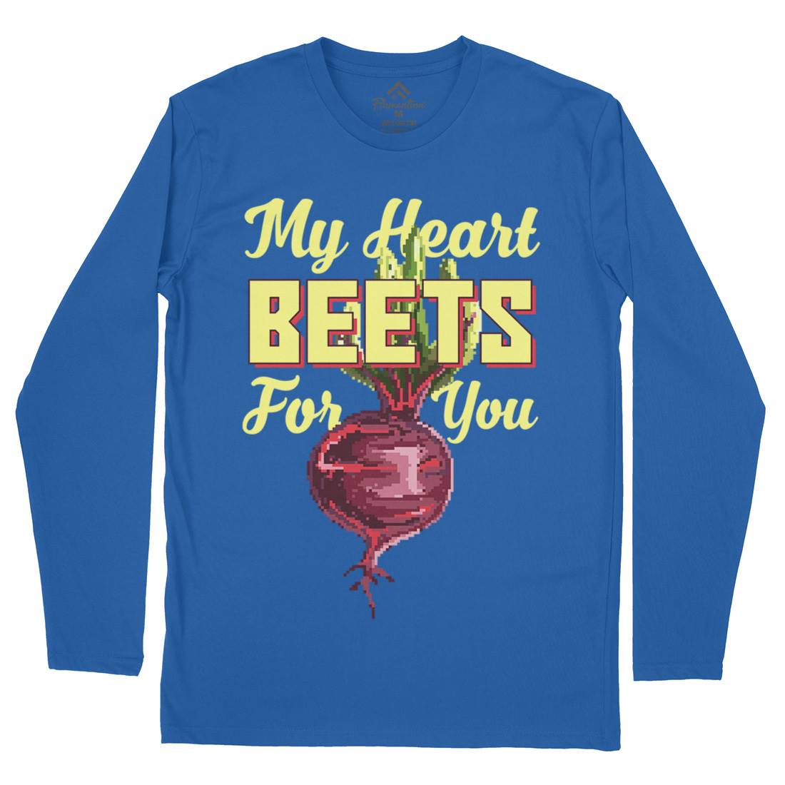 My Heart Beets For You Mens Long Sleeve T-Shirt Food B937