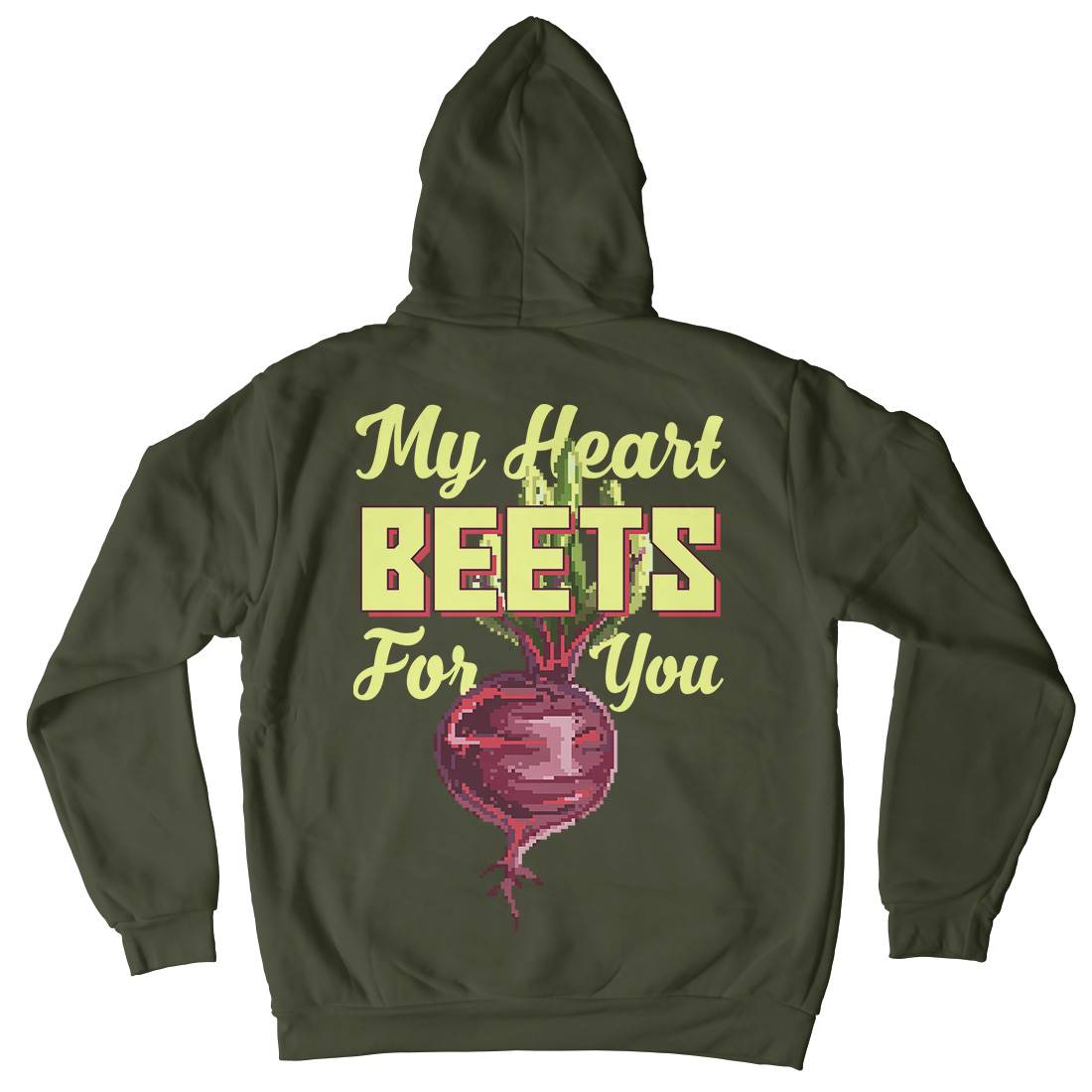 My Heart Beets For You Kids Crew Neck Hoodie Food B937