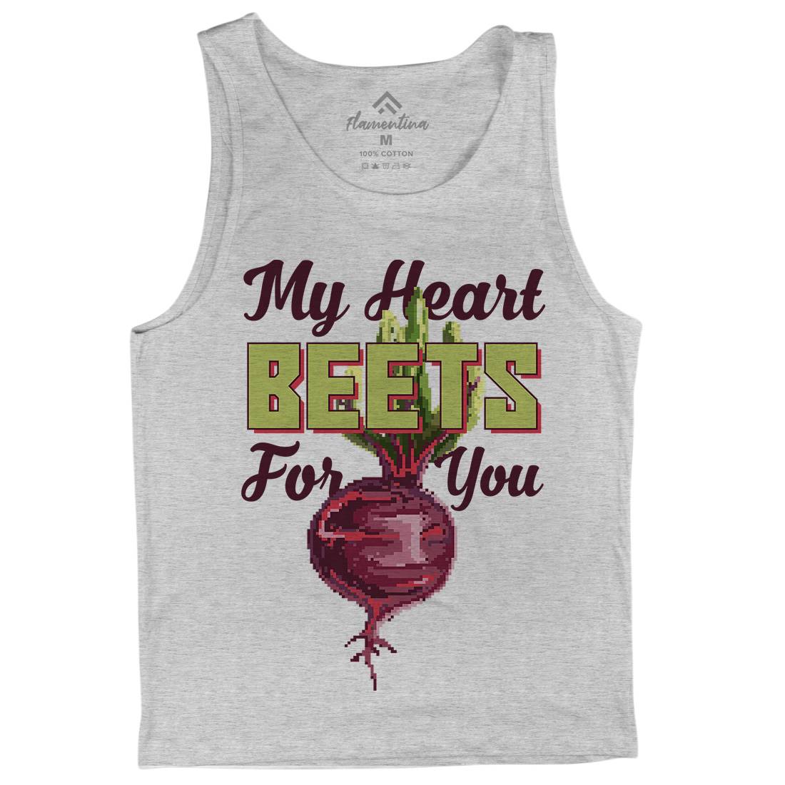 My Heart Beets For You Mens Tank Top Vest Food B937