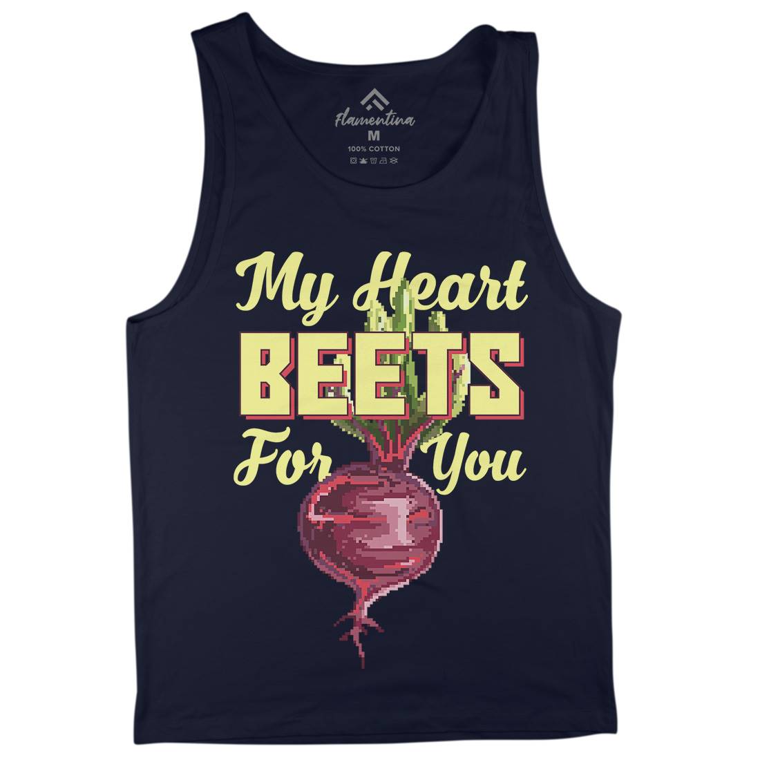 My Heart Beets For You Mens Tank Top Vest Food B937