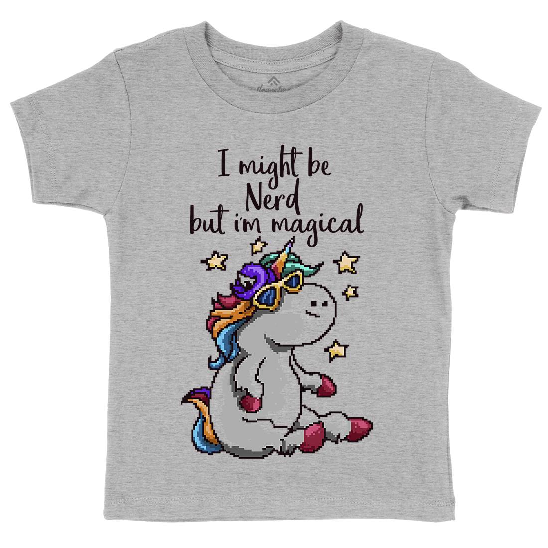 Nerd And Magical Kids Crew Neck T-Shirt Retro B938
